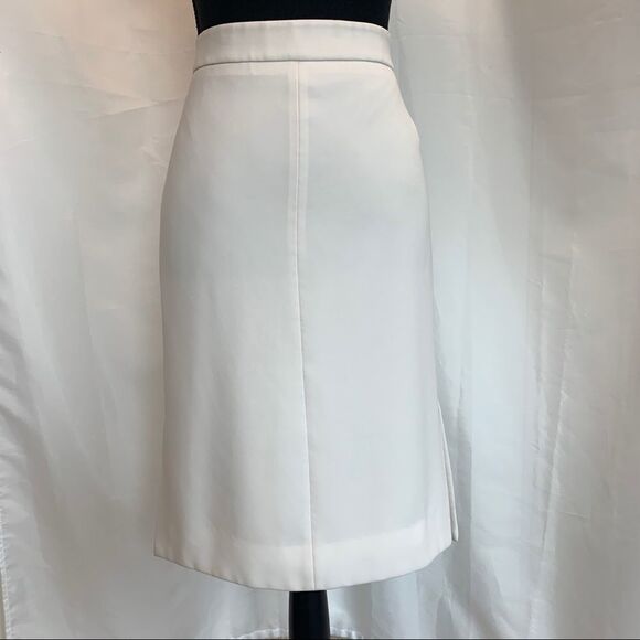J.CREW White lined skirt Sz 12 - Picture 3 of 9